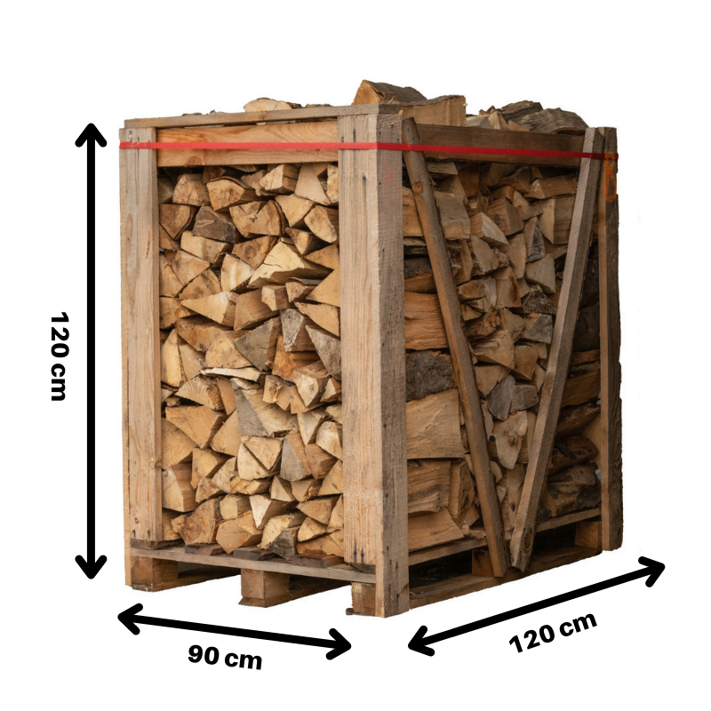 Bois de chauffage 25cm – Palette 1,7 stère – 100% Hêtre – Image 2